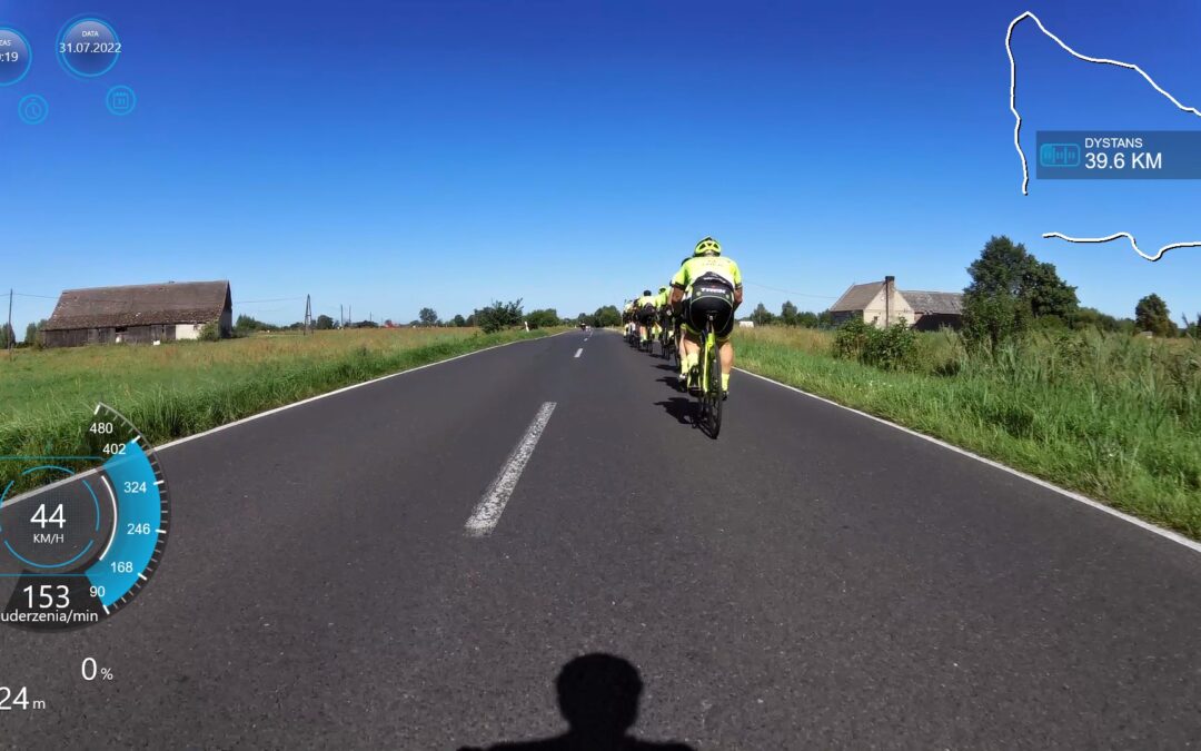 Niedzielny trening szosowy – 200 km i 115 km przez Strzelce Kraj.
